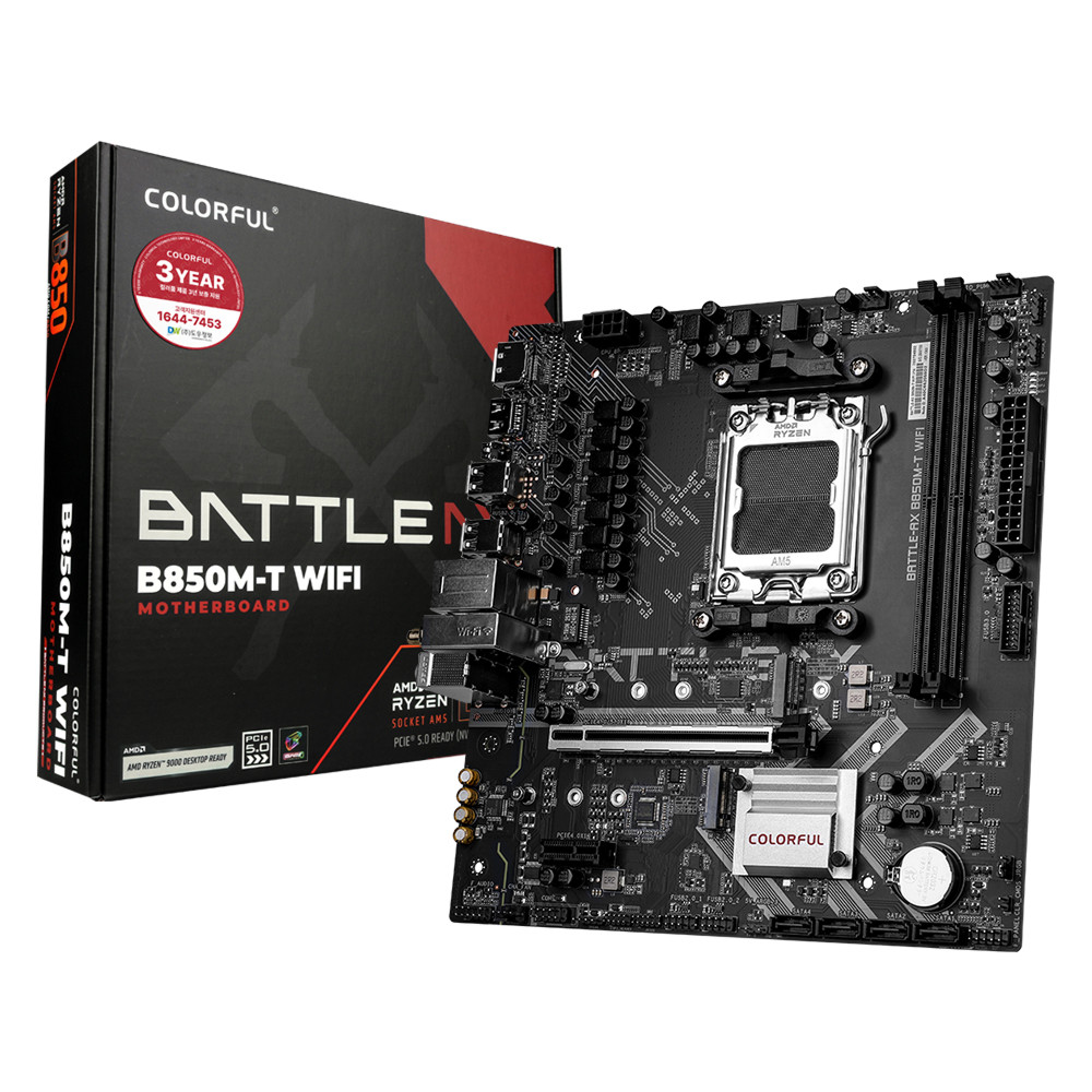 COLORFUL BATTLE-AX B850M-T WIFI V14 도우정보이미지입니다. 누르면 해당 게시물로 새창이동합니다.