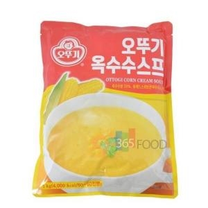 오뚜기 스프 야채 옥수수 쇠고기 양송이 크림 1k
