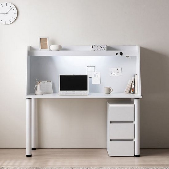 칸트M LED 집중력 컴퓨터책상+서랍장