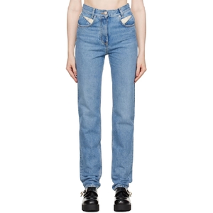 지방시 블루 슬림 핏 요크 데님 진 BW515P5Z1G457 T_이미지
