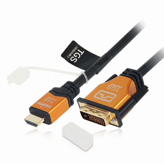 TG삼보 TGS HDMI to DVI Ver 1.4a 프리미엄 골드 케이블 (5m)
