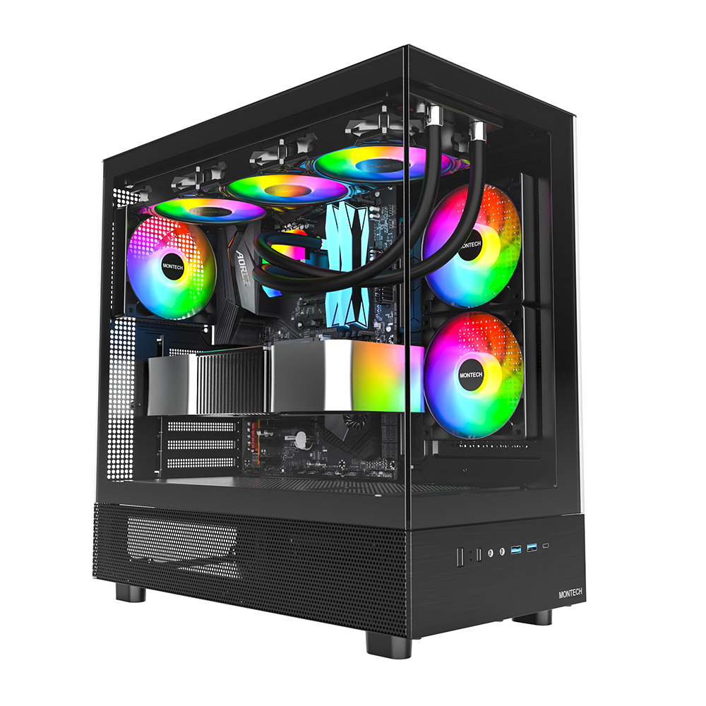 MONTECH XR ARGB 강화유리 (블랙)