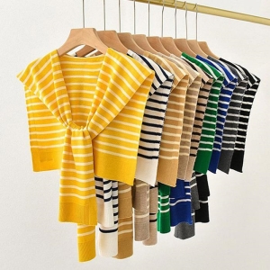 강물처럼 빅사이즈망토가디건 R237L410 레이어드단가라숄가디건 DG