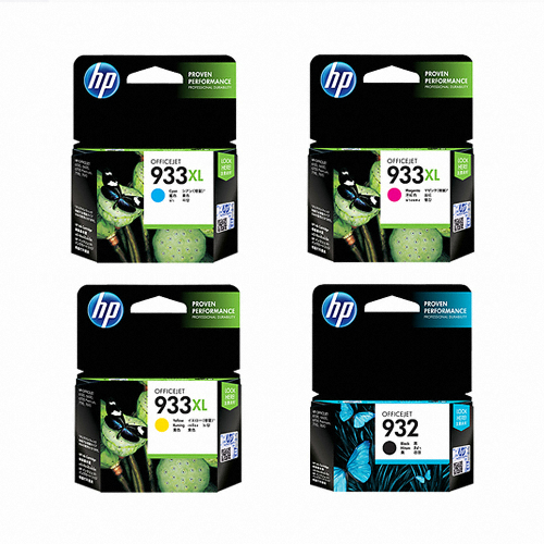 HP ��ǰ 932/933XL (CN054AA, CN055AA, CN056AA, CN057AA) 4�� ��Ʈ