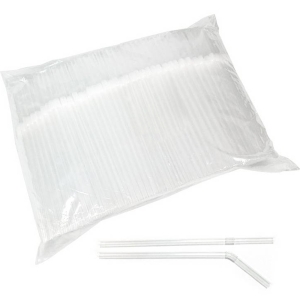 대성산업 자바라 투명 개별 스트로우 7 250 mm 500개입 1개_이미지