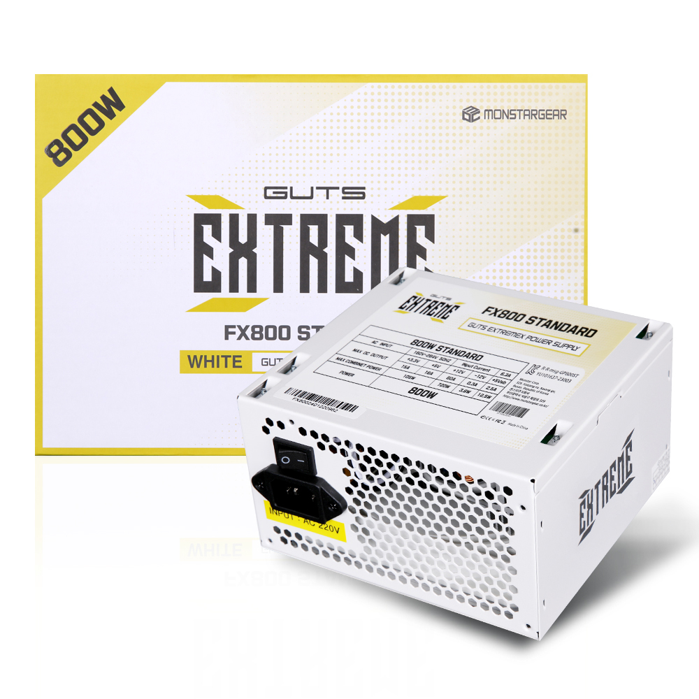 몬스타 가츠 ExtremeX FX800 80PLUS스탠다드 화이트