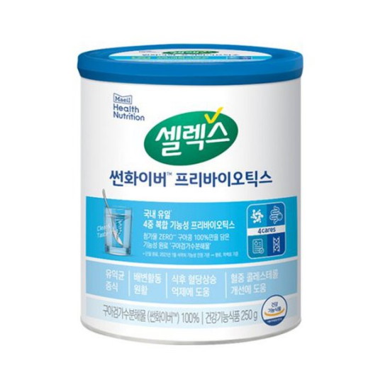 매일유업 셀렉스 썬화이버 프리바이오틱스 250g (4개)_이미지
