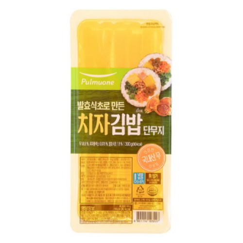 풀무원 발효식초로 만든 치자김밥단무지 300g (2개)_이미지