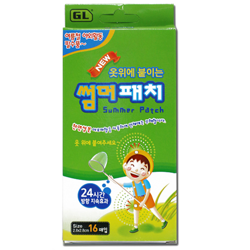  지엘 옷위에 붙이는 썸머패치 [1팩(16매)]