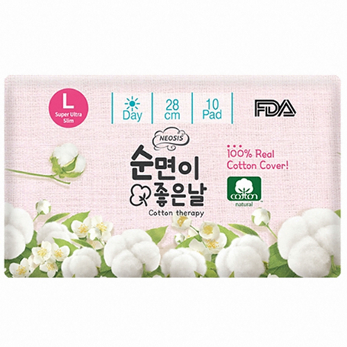 네오시스 순면이좋은날 대형 10개 (5팩(50개))_이미지