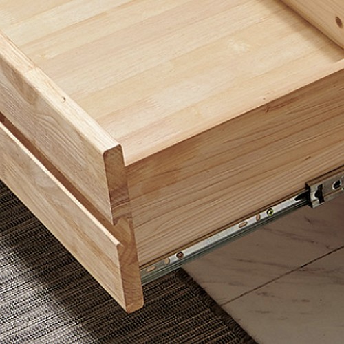 퍼스웰 노르센 서랍형 고무나무 원목 거실장 2000_이미지