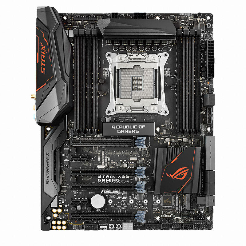 ASUS STRIX X99 GAMING + M.2 SSD 256GB ���̺���