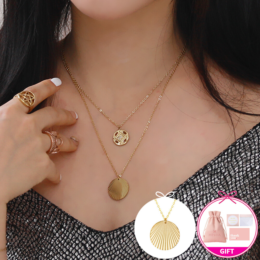 헤스티아 Elyse Surgical Steel Necklace 서지컬 목걸이/HTSC-21167_이미지