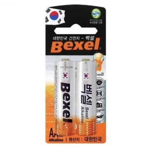 벡셀 알카라인 AA 건전지 2개입 10개_이미지