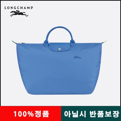 롱샴 현품 르 플리아쥬 핸드백 쇼퍼백 트래블백 블루 589673649