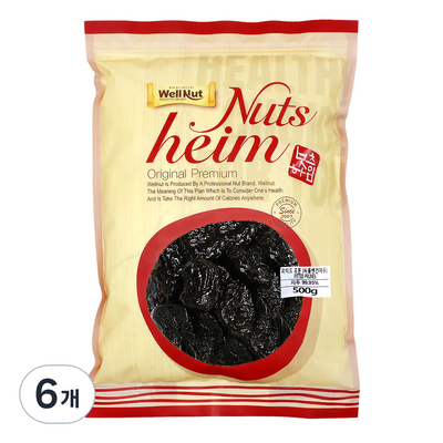 웰넛 자연두레 프룬 건자두 (500g,6개)_이미지