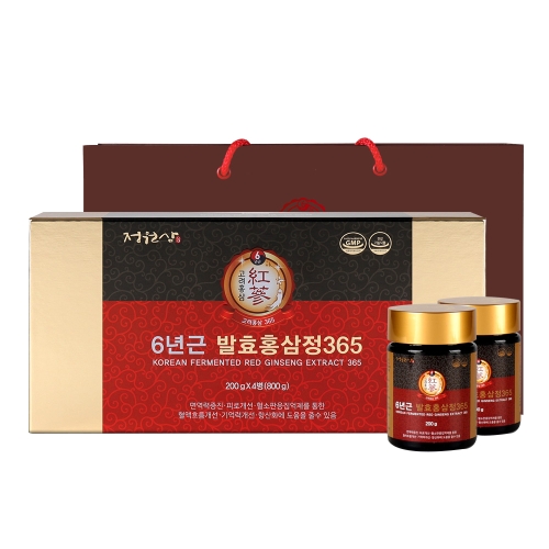 네이처가든 정원삼 6년근 발효홍삼정365 200g 4병 (1개)_이미지