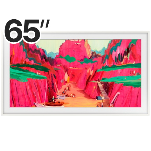 삼성전자 더 프레임 프로 KQ65LSF03WFXKR (스탠드, 플랫 화이트)