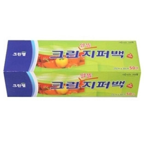크린랲 크린 알뜰 지퍼백 30x35cm (특대) 50매 (1개(50매))