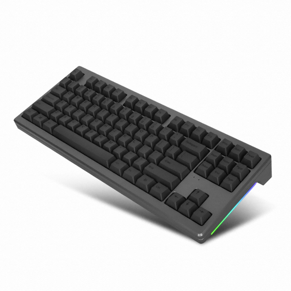 앱코 AR87 CNC 풀 알루미늄 체리키보드 (다크그레이, 저소음 적축)_이미지