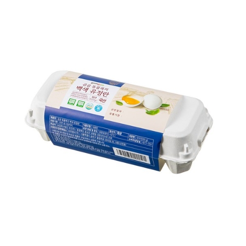 곰곰 동물복지 백색 유정란 10구 (1개)_이미지