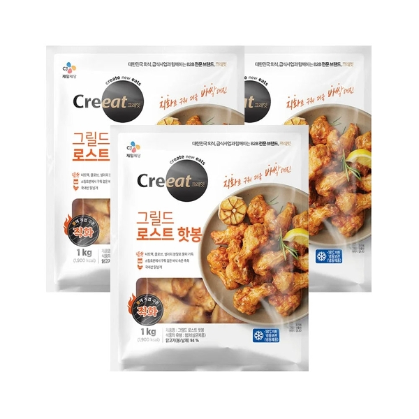 CJ제일제당 크레잇 로스트 핫봉 1kg (3개)_이미지