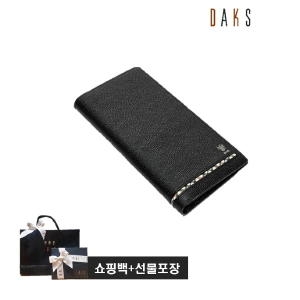 닥스 핸드백 블랙 라인 체크 로고 장지갑 DBWA2E621