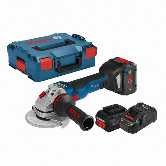 보쉬 GWS 18V-10 SC (프로코어 4.0Ah, 배터리 2개)