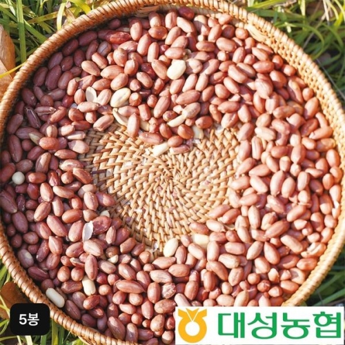  대성농협 국산 고소한 볶음알땅콩 300g [5개]