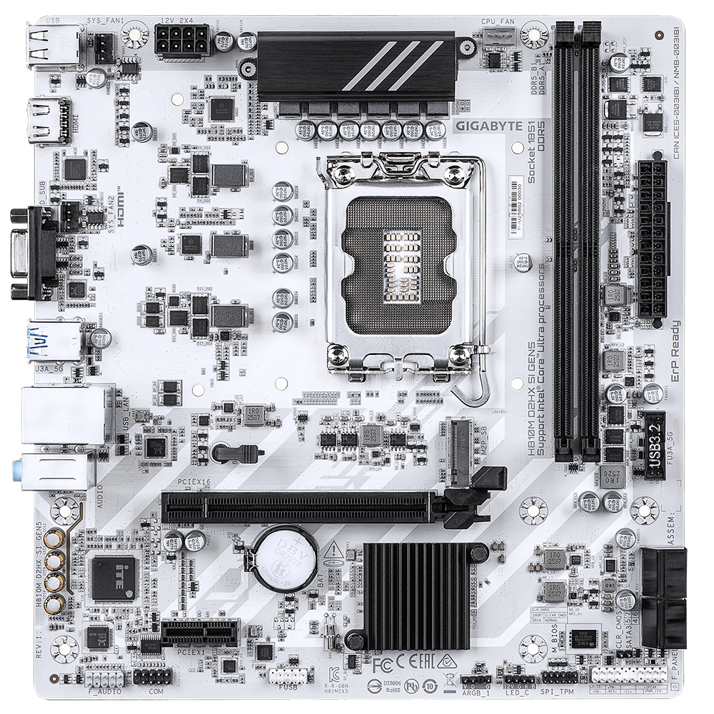 GIGABYTE H810M D2HX SI GEN5 피씨디렉트_이미지