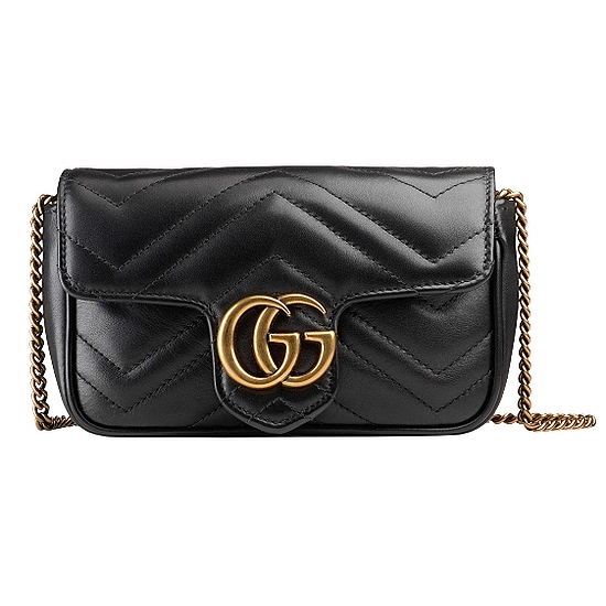 구찌 GG 마몽 마틀라세 레더 수퍼 미니백 476433 DTDCT 1000_이미지