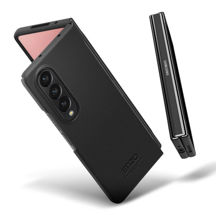 슈피겐 갤럭시Z 폴드4 천연가죽 엔조 케이스