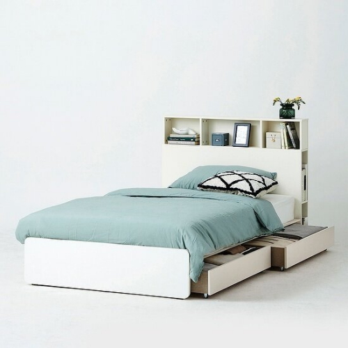 한샘 샘베딩 플레인 전면수납 서랍 침대 SS (노뜨컴포트독립)_이미지