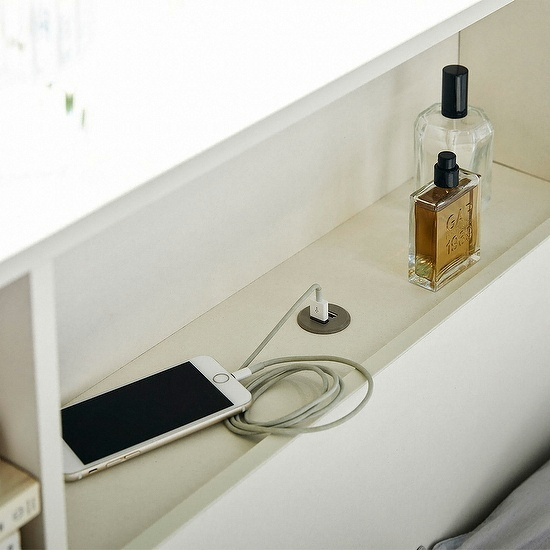 한샘 샘베딩 플레인 전면수납 서랍 침대 SS (노뜨컴포트독립)_이미지