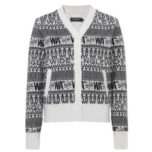 와이드앵글 노르딕 하이브리드 브이넥 방풍 가디건 WWW25K75W3