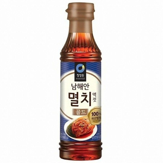 청정원 남해안 멸치 액젓 골드 500g (12개)_이미지