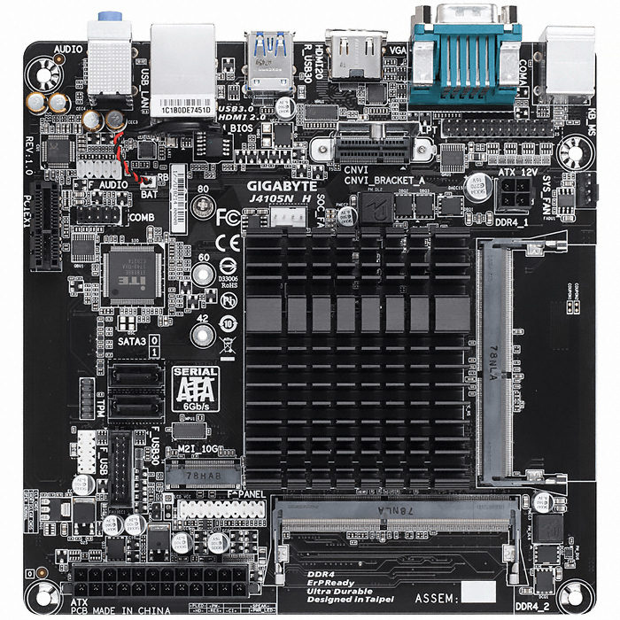 GIGABYTE J4105N H �Ǿ���Ʈ