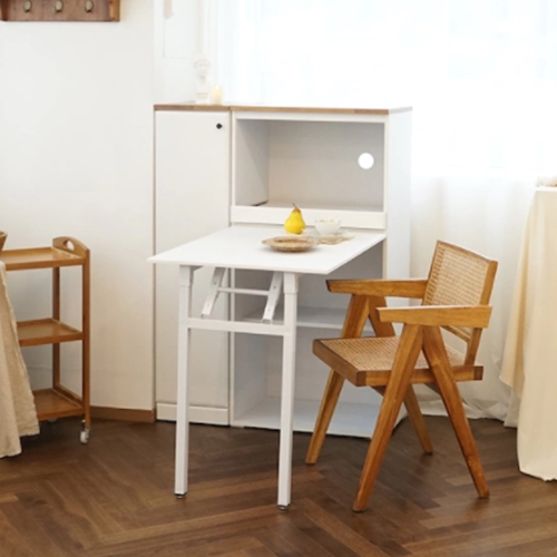 위즈바움 소피드메종 제제 접이식 식탁 밥솥 렌지대 600