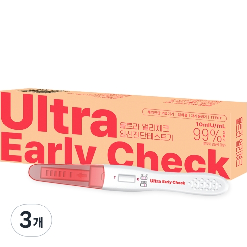 스마일랩 울트라 얼리 체크 임신테스트기 1개입 (3개)_이미지