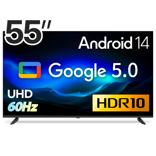 이스트라 AI 맥스 139cm (55인치) UHD 구글 5.0 스마트TV 리퍼비시 (스탠드)_이미지