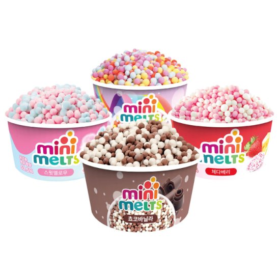 미니멜츠 구슬아이스크림 콤보팩4 50g (16개)_이미지