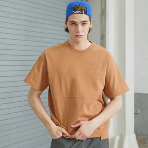  Unisex Supima Unbalance T shirts OZTSL504 KH