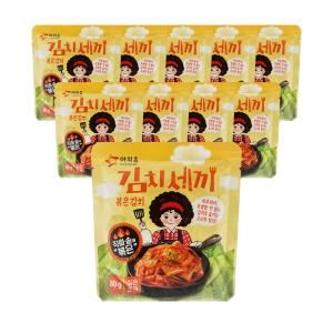 아워홈 김치세끼 볶은김치 80g (10개)