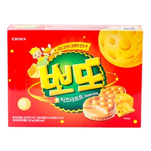 크라운제과 뽀또 치즈 타르트 322g (1개)