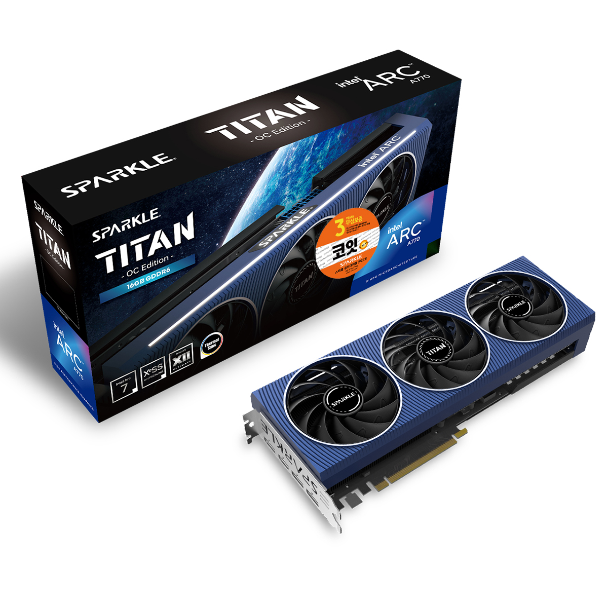 SPARKLE Arc A770 TITAN OC D6 16GB_이미지