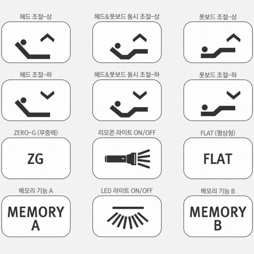 파로마 리안 LED모션베드 Q (200T메모리폼)_이미지