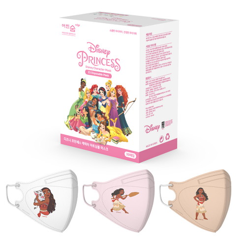 어린숨 엣지 디즈니 프린세스 아트심볼 모아나 뉴 초소형 30매입 (30매)_이미지