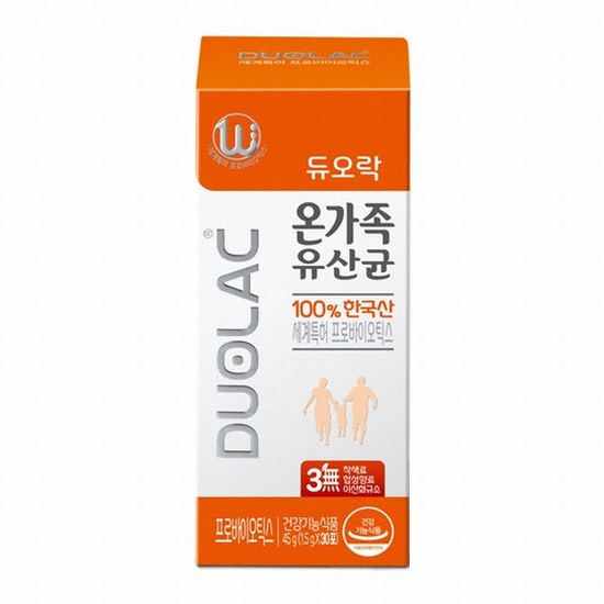 쎌바이오텍 듀오락 온가족 유산균 30포 (2개)