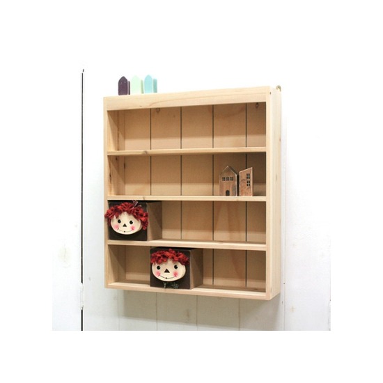 나무판때기 DIY 4단 벽선반_이미지