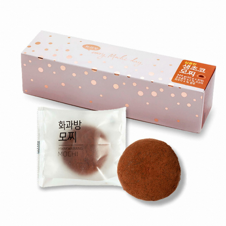 대두식품 화과방 심쿵한 생초코모찌 8개입 320g (1개)